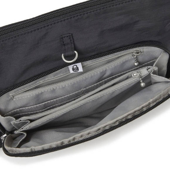 Baggallini Anti-Theft Memento Crossbody Bag | Black | NEW With Tags | Travel RFI - Picture 4 of 8